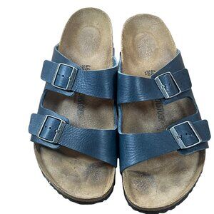 Men’s Birkenstock Sandals – Size 46 (EU) – Blue Leather – Used